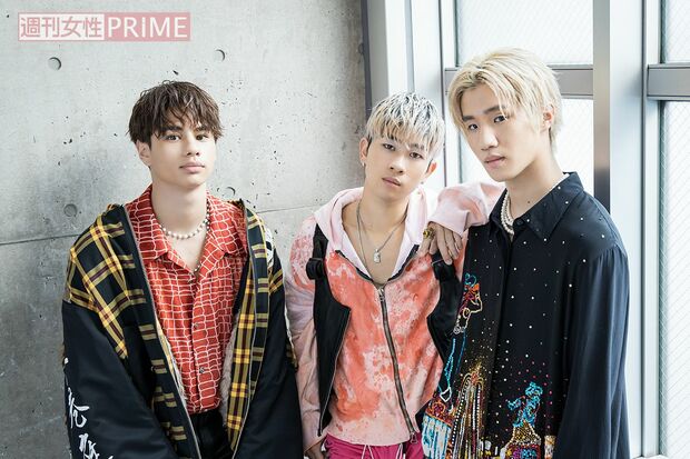 左から海沼流星、奥田力也、松井利樹　撮影／廣瀬靖士