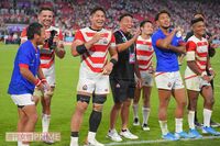 ラグビーW杯、熱戦を写真でプレーバック! 選手たちの笑顔にギャップ萌え