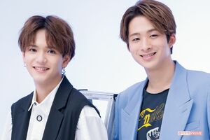 中島颯太×澤本夏輝　撮影／高梨俊浩