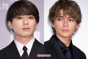 新田真剣佑（左）、眞栄田郷敦