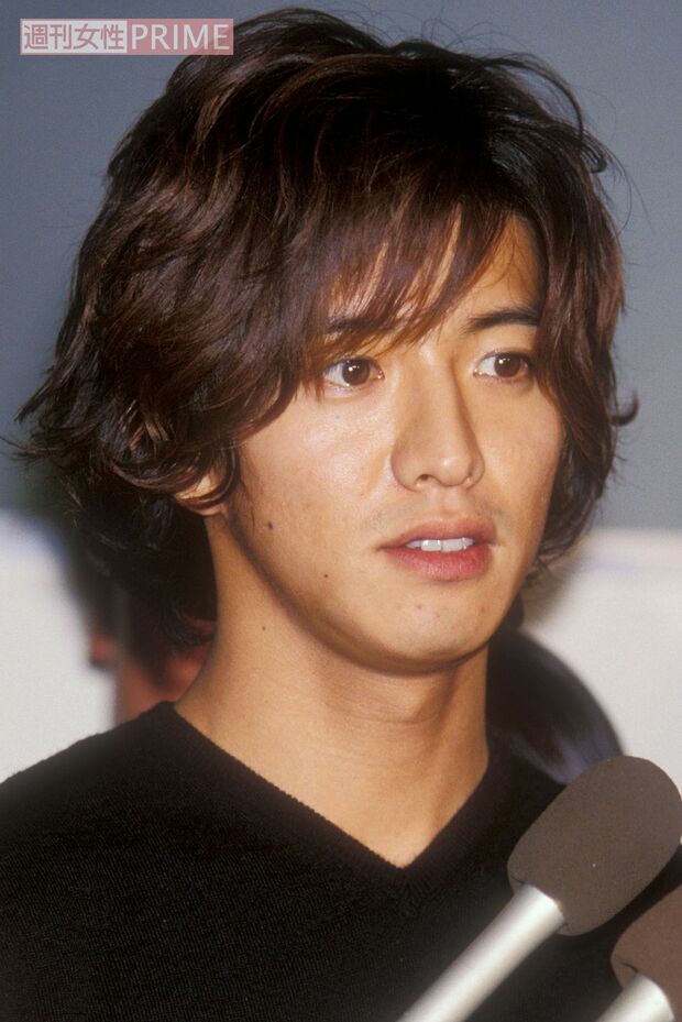 結婚会見での木村拓哉（2000年）