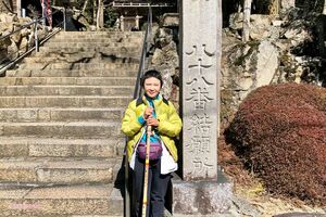 毎月、四国遍路を行っている 写真提供/家田荘子さん