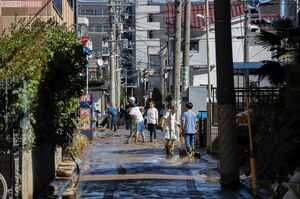 昨年10月の台風で東京・武蔵小杉は水浸しに