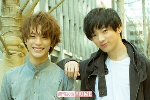 写真左から久保田秀敏、和合真一　撮影／伊藤和幸