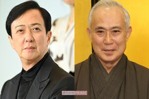 坂東玉三郎（左）、中村吉右衛門