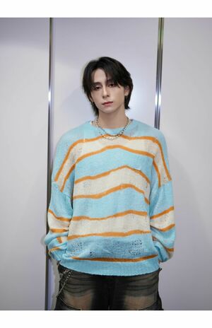 『CDTVライブ!ライブ!』に出演したINIの西洸人（INIの公式Xより）