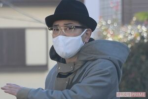 直撃取材を受ける宮迫博之（'21年1月）