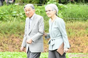 軽井沢にご静養中に大日向開拓地を訪問され、作業員に気さくにお声がけも（8月23日）