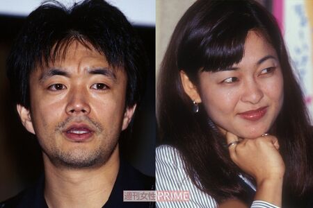 左から、金山一彦、河合美智子