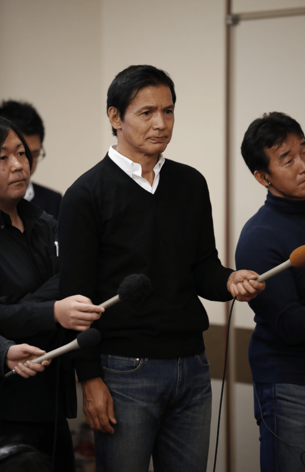 会見現場でも阿部さんの華やかさは健在