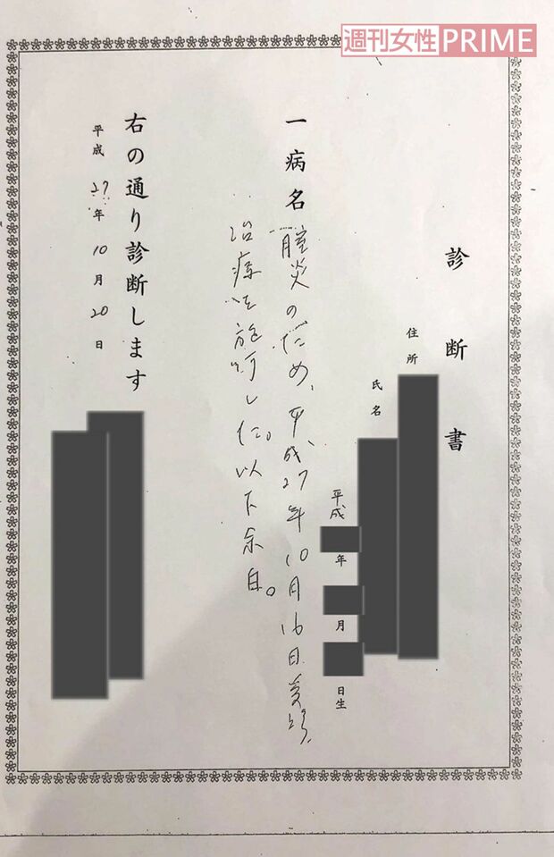 婦人科での膣炎の診断書