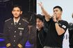 兵役中のチャンミン（左）とユンホ