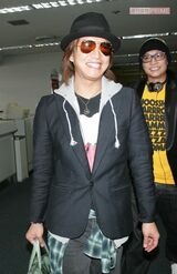 2007年5月、香取慎吾とともにカンヌへ向かう木村拓哉