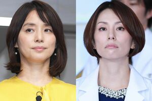 石田ゆり子（左）、米倉涼子（右）