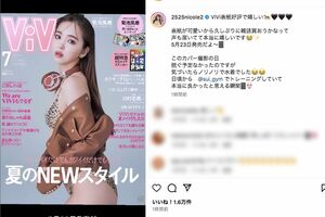 『ViVi』表紙で美ボディを披露した藤田ニコル（本人インスタグラムより）