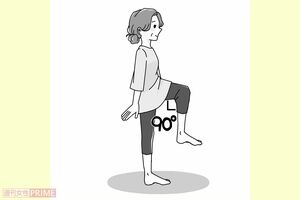 片足立ちで脳の運動スイッチを刺激　イラスト／青井亜衣