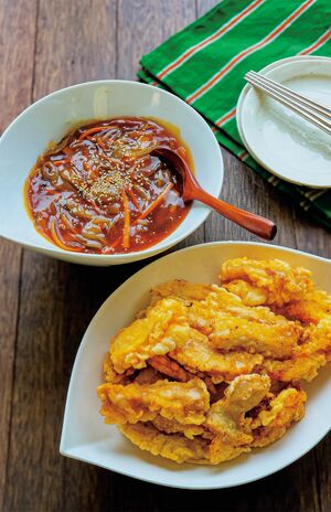 タンスユク（韓国式酢豚）