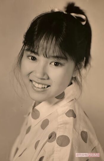 アイドル時代の大西結花さん  写真/本人提供