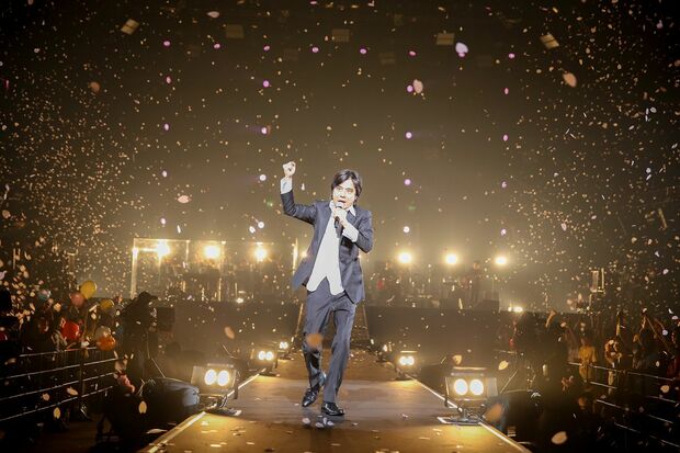 さいたまスーパーアリーナ公演で花道を