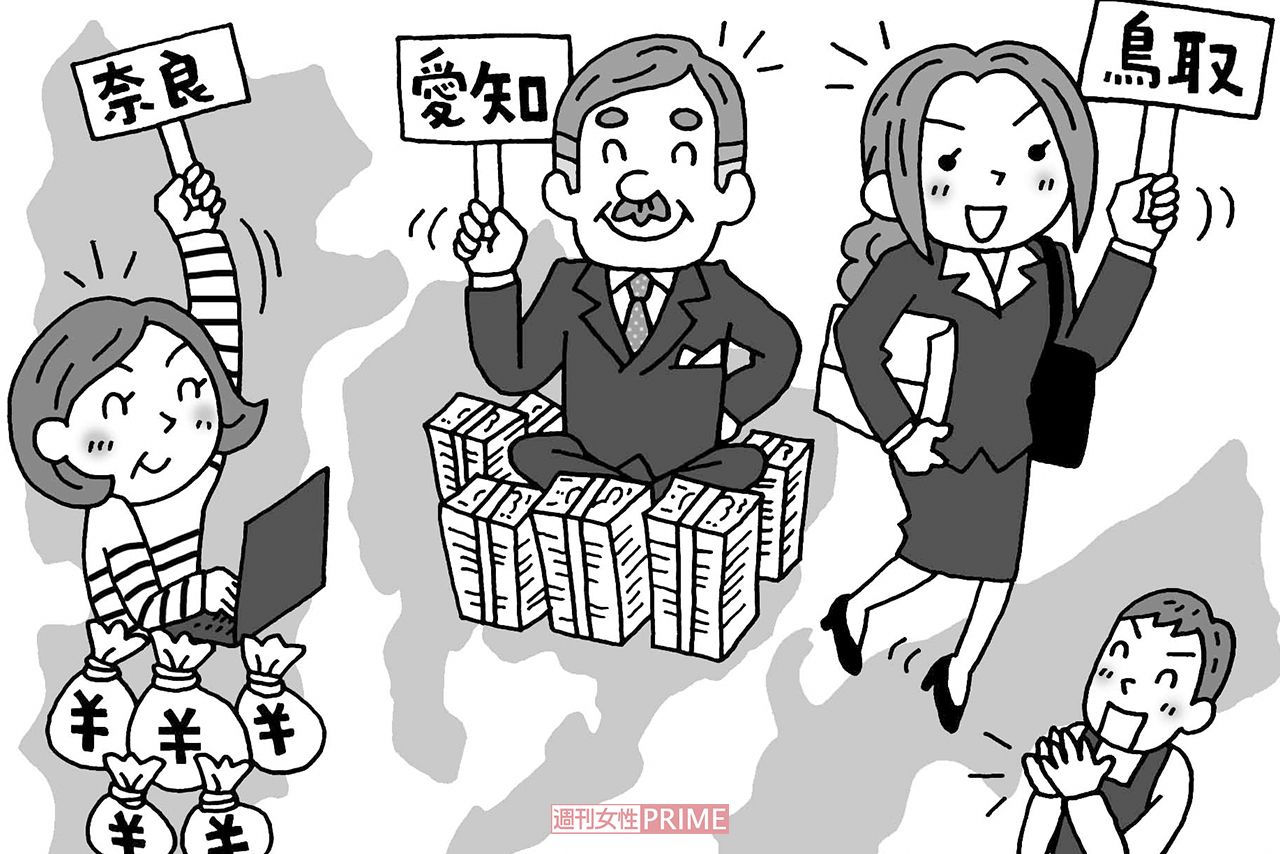 お金の県民性 ランキング 意外な金持ち県 生活保護受給世帯日本一は 週刊女性prime