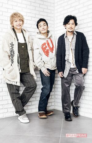 (左から)香取慎吾、草なぎ剛、稲垣吾郎 撮影/廣瀬靖士