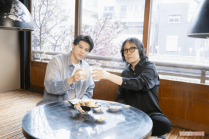 BE:FIRST・LEO、作家・燃え殻(撮影/矢島泰輔)