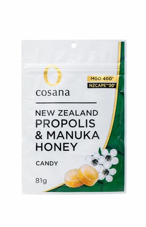 株式会社コサナの『NZ産プロポリス入りマヌカハニーMGO400+ キャンディ』