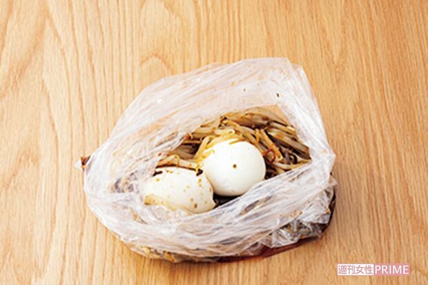 味つけ卵はポリ袋で！　撮影／廣瀬靖士