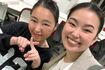お笑いコンビ・爛々 写真左から大国麗さん、萌々さん写真/本人提供