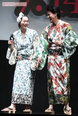 菅田将暉、小栗旬／'17年・映画『銀魂』ジャパンプレミアにて