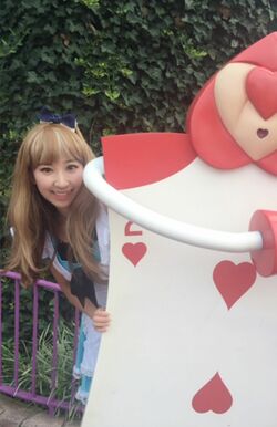 仮装パーティーでのmakoさん