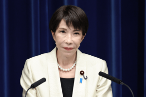 18日、首相官邸で会見を開いた高市早苗内閣総理大臣（撮影／JMPA）