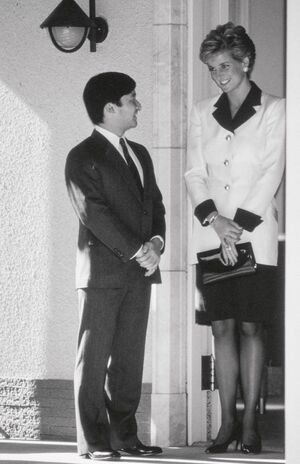 イギリスの故ダイアナ妃が'90年11月に来日。東宮仮御所でティーパーティーを行った天皇陛下（当時・皇太子）