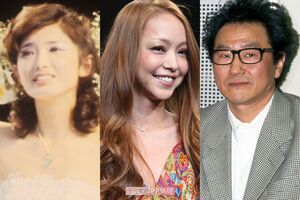 （左から）山口百恵、安室奈美恵、井上陽水