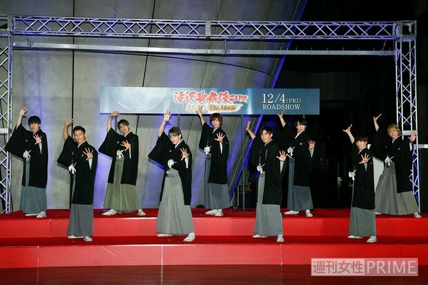 新型コロナウイルス感染拡大防止の観点から予定していた公演が中止に。その代わり無観客の劇場で収録した舞台映像を含めた映画『滝沢歌舞伎 ZERO 2020 The Movie』として上映された　撮影／週刊女性写真班