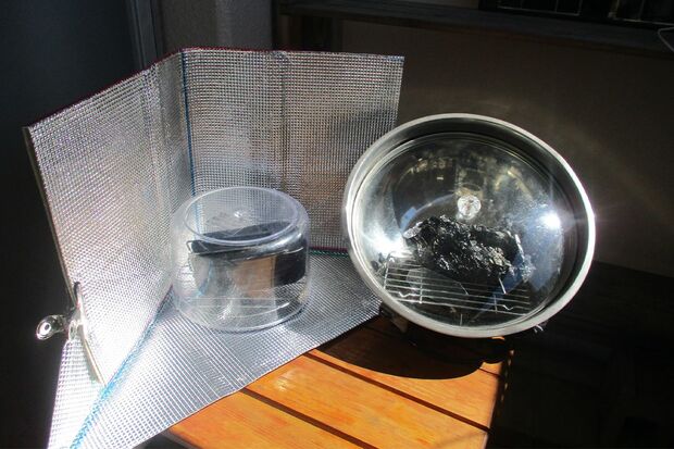 2.「ソーラークッカー」で電気・ガス代0円調理