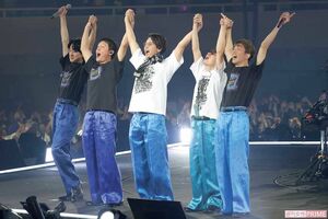 21年目にして初となる武道館公演『超八in日本武道館』を行ったSUPEREIGHT　撮影／高梨俊浩