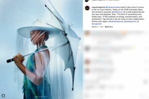 1月20日の試合で披露した奇抜なファッションを投稿している大坂なおみ（本人のインスタグラムより）