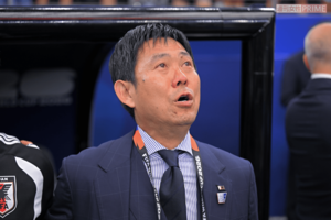 オランダ戦、国歌斉唱に涙を流す森保監督