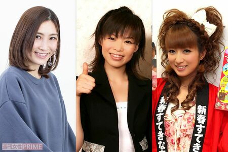 写真左から、はあちゅう、だいたひかる、辻希美