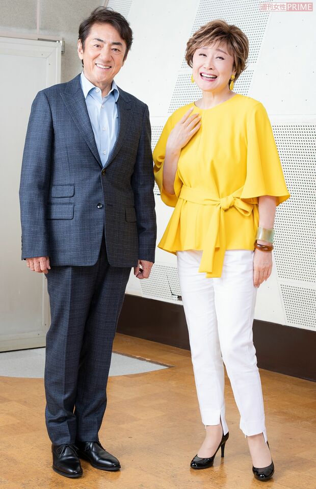 （左から）市村正親、小林幸子　撮影／高梨俊浩