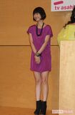 『マツコ&有吉の怒り新党』記者会見でのミニスカワンピの夏目三久('11年10月)