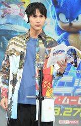 映画「ソニック・ザ・ムービー」公開アフレコ　撮影／高梨俊浩