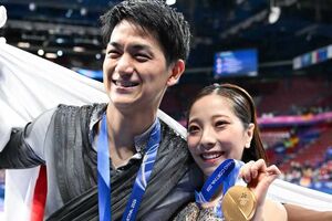 三浦璃来と木原龍一の“りくりゅう”ペア 撮影/JMPA