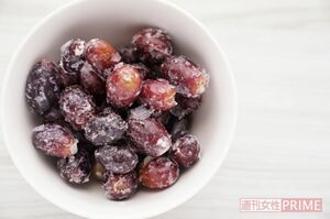 房から外して冷凍すると1か月ほど持つ。シャーベット状になり、食感も楽しくておすすめ