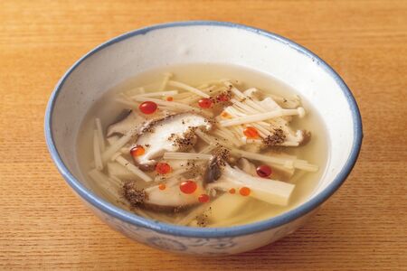 きのこの酸辣湯（サンラータン）