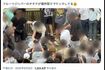 東京競馬場で行われたFRUITSZIPPERのトークショー間際に起こった乱闘騒ぎ（Xより）