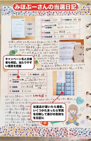 みほぷーさんの当選日記