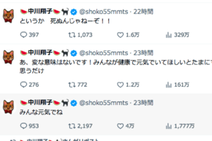 「意味深に捉えた人はぼくだけじゃないハズ」心配の声があがった中川翔子の投稿