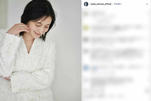 2025年3月30日以来、約1年ぶりにインスタグラムを更新した広末涼子